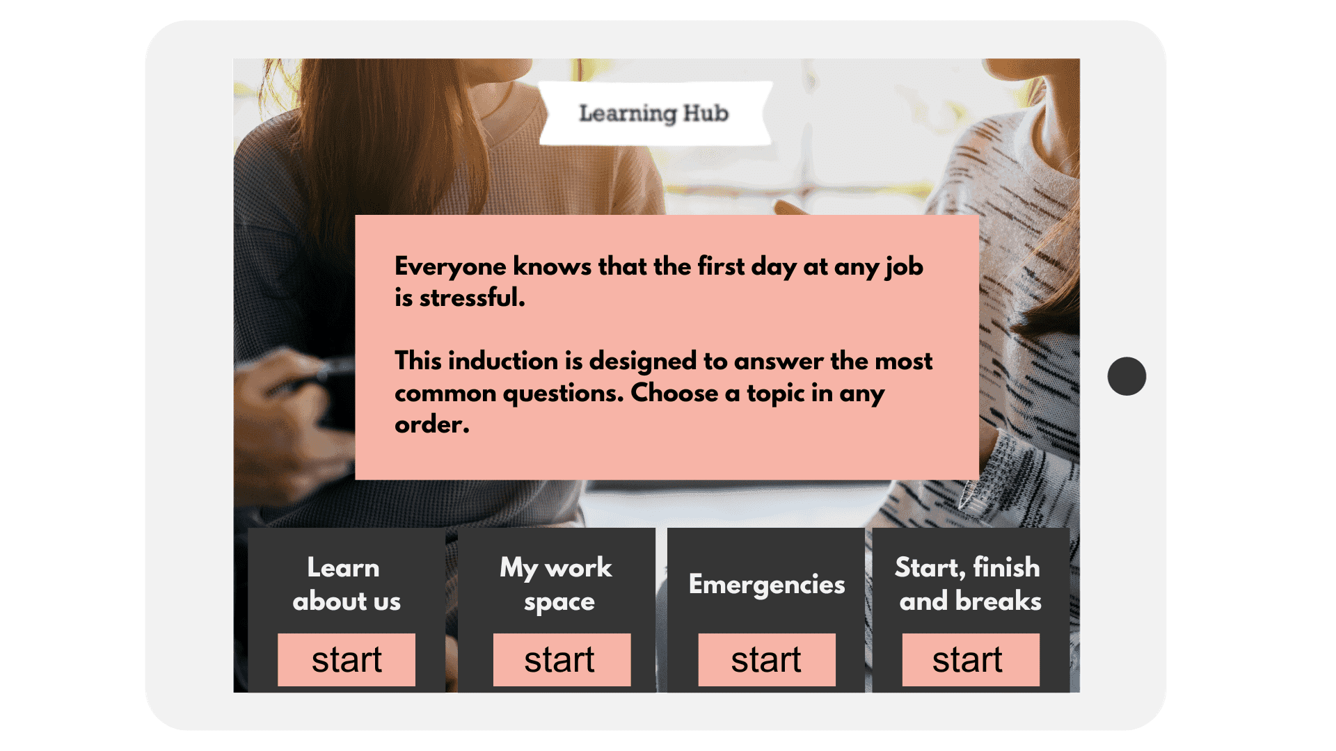 Learning Hub — Module Screenshot 1
